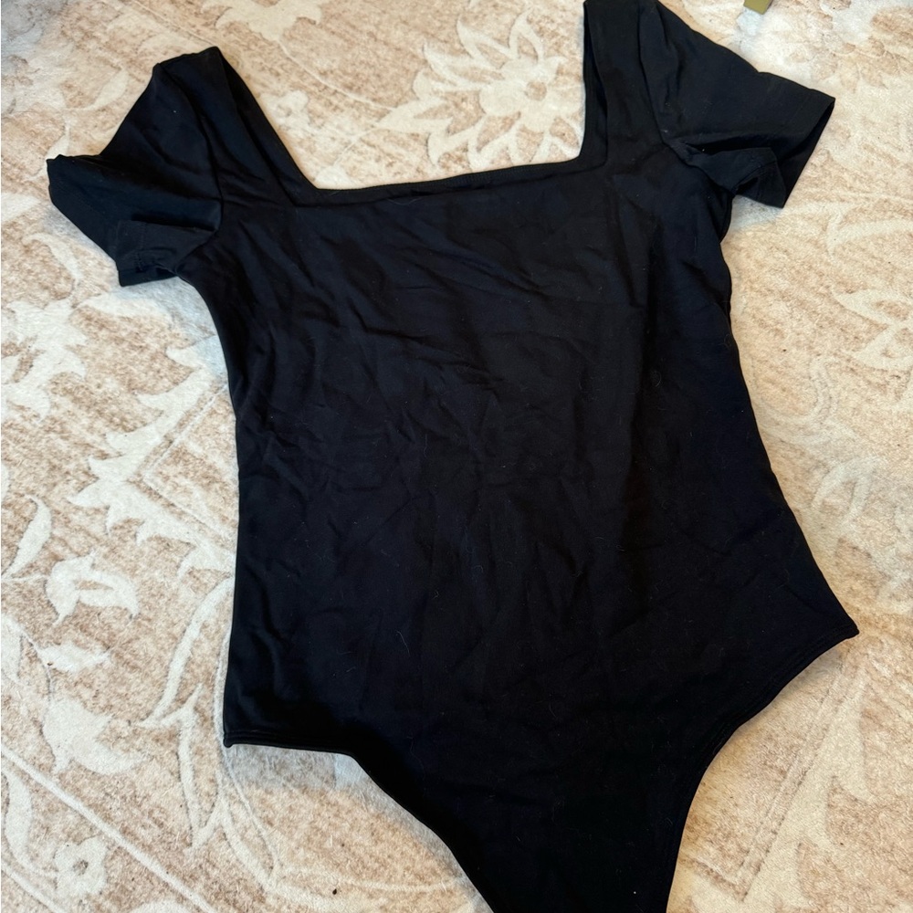 square neck bodysuit